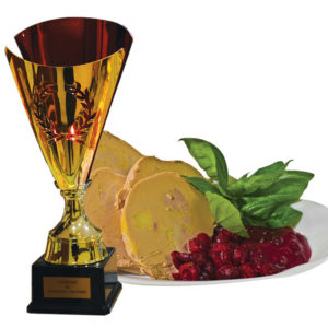 Au Fil du couteau à remporté le trophée de la ville de Romagny pour son Foie gras de canard