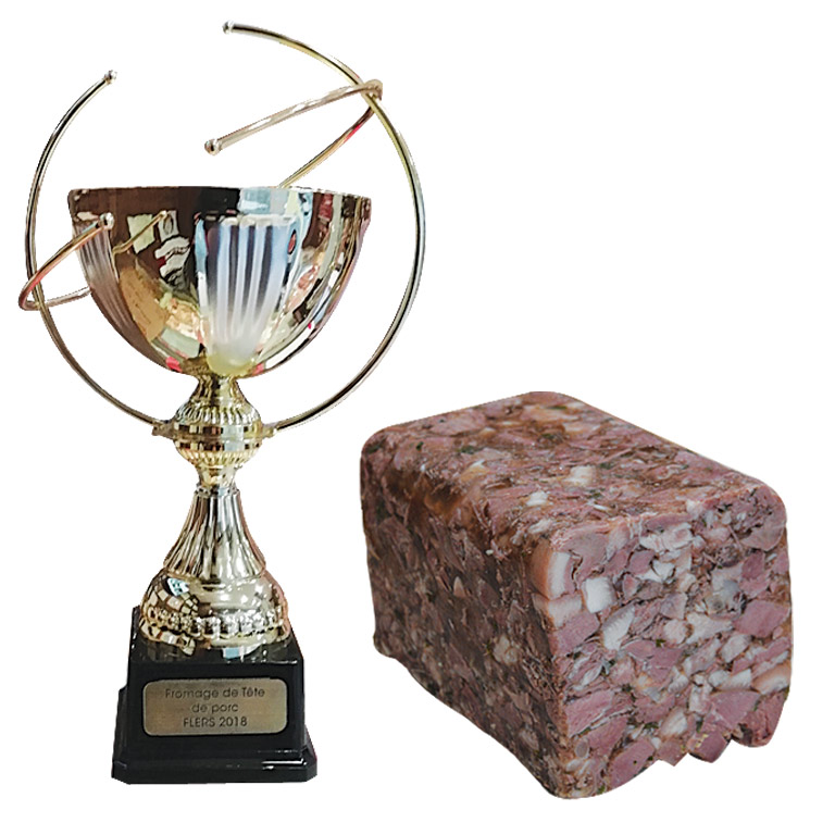 Au Fil du Couteau a reçu le 2ème Prix national pour son fromage de tête de porc